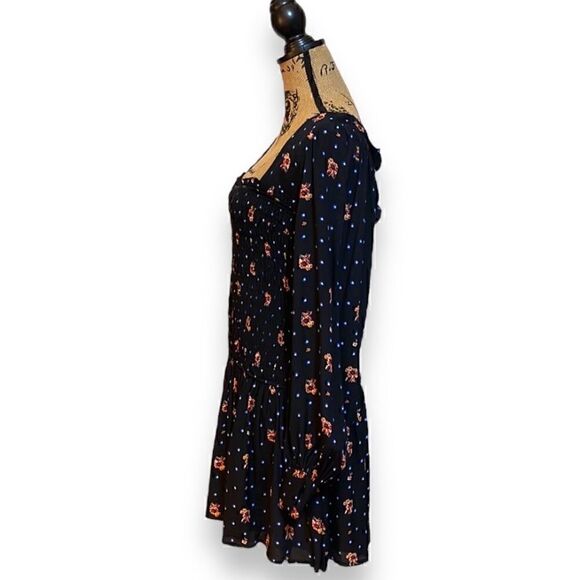 Free People Two Faces Print Mini Dress, Women’s Size XS, Ribbed, Lined - Picture 5 of 10